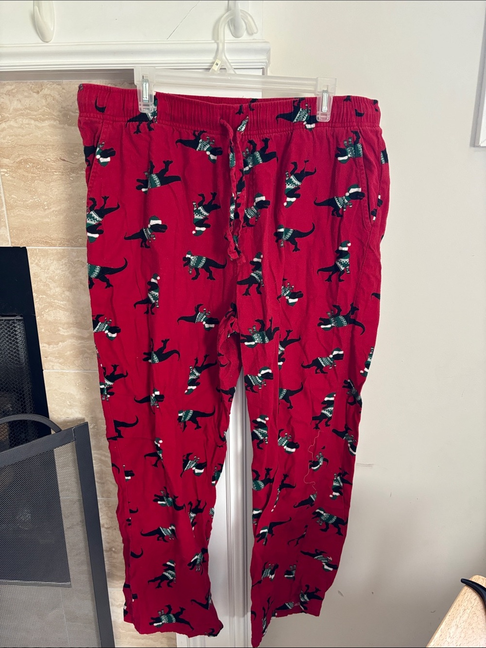 Old Navy Red Dinosaur-Print Women's Pajama Pants